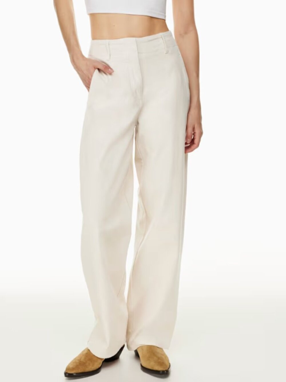 Aritzia, Wilfred Ascendant Pant, Light Birch, size 2
